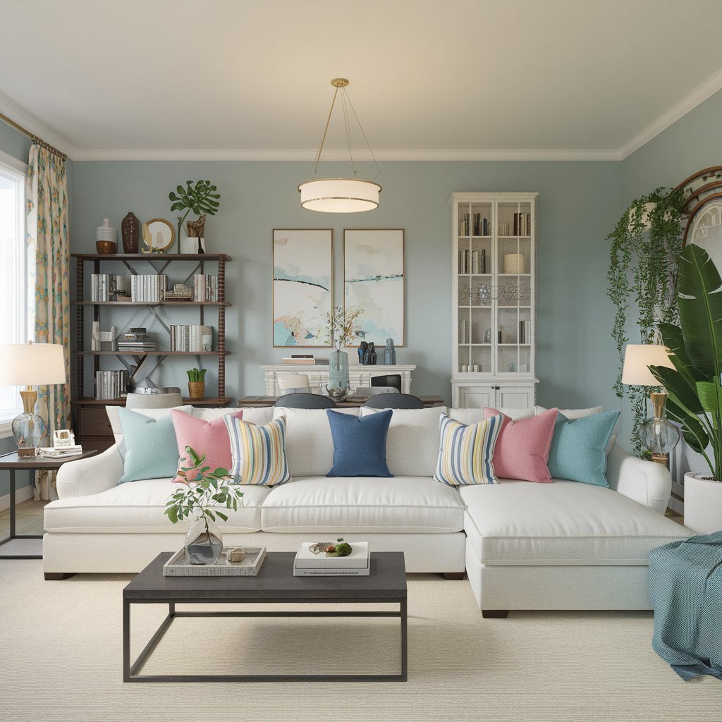 Clean living room - tidy home happy mind