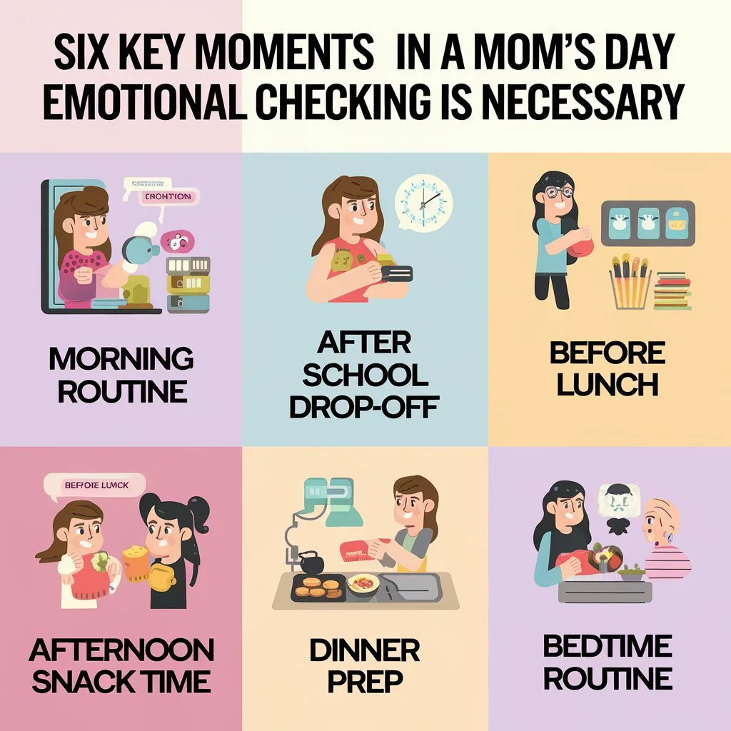 key moments in a mom's day