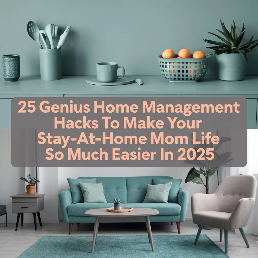 25 home management hacks for stay-at-home moms