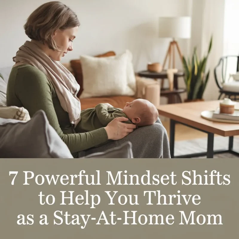 how to thrive as a stay at home mom