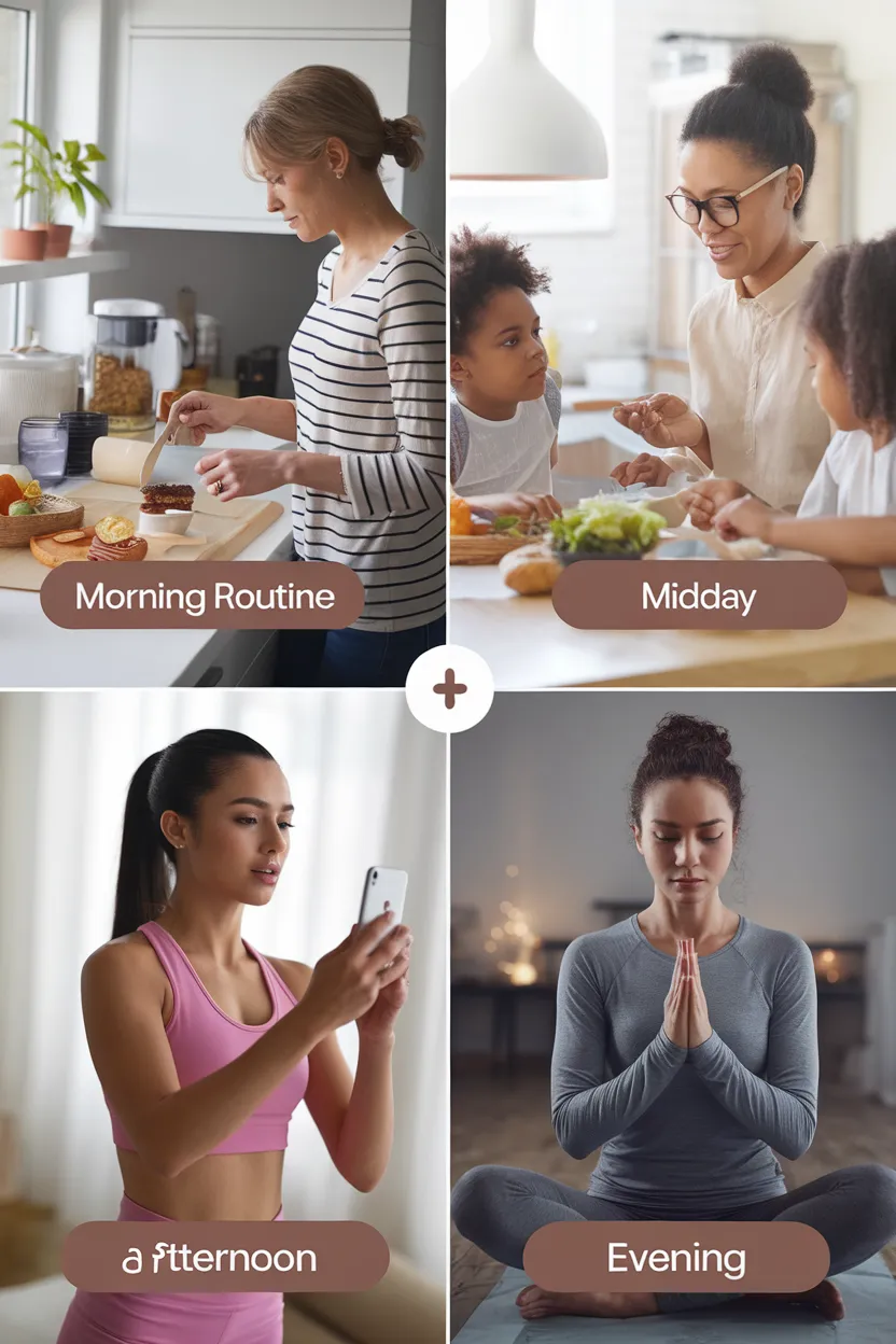 moms using apps throghut the day